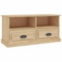 Mobile Porta TV Rovere Sonoma 93x35,5x45cm in Legno Multistrato