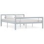 Giroletto Grigio e Bianco in Metallo 160x200 cm