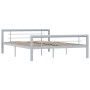 Giroletto Grigio e Bianco in Metallo 160x200 cm