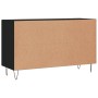 Credenza Nera 100x36x60 cm in Legno Multistrato