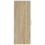 Mobile Pensile Muro Rovere Sonoma 34,5x34x90 Legno Multistrato