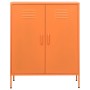 Armadietto Arancione 80x35x101,5 cm in Acciaio