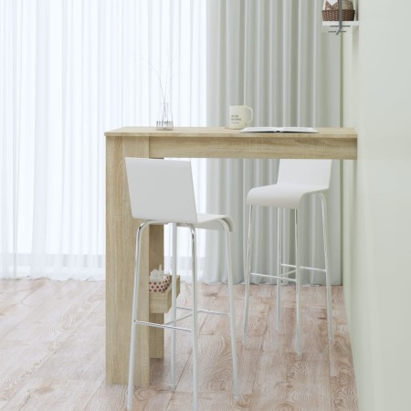 Bancone da Muro Rovere Sonoma 102x45x103,5 cm Legno Compensato