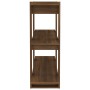 Libreria/Divisorio Rovere Marrone 100x30x87 cm