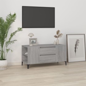 Mobile Porta TV Grigio Sonoma 102x44,5x50 cm Legno Multistrato