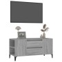 Mobile Porta TV Grigio Sonoma 102x44,5x50 cm Legno Multistrato