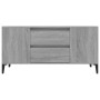 Mobile Porta TV Grigio Sonoma 102x44,5x50 cm Legno Multistrato