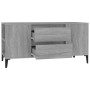 Mobile Porta TV Grigio Sonoma 102x44,5x50 cm Legno Multistrato