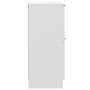 Credenze 2 pz Bianche 30x30x70 cm in Legno Multistrato