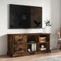 Mobile Porta TV Rovere Fumo 102x35,5x47,5 cm Legno Multistrato