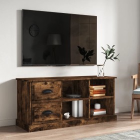 Mobile Porta TV Rovere Fumo 102x35,5x47,5 cm Legno Multistrato