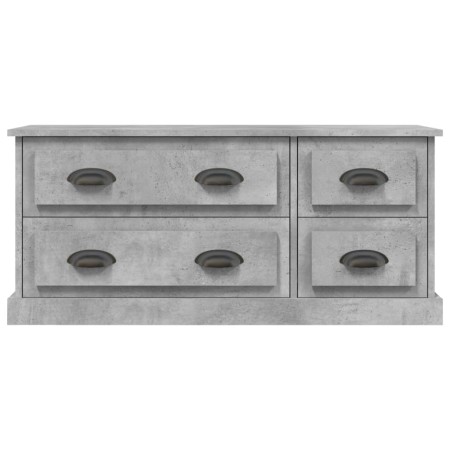 Mobile Porta TV Grigio Cemento 100x35,5x45cm Legno Multistrato