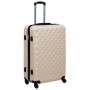 Set Valigie Trolley a Custodia Rigida 2 pz Oro in ABS