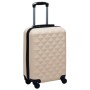 Set Valigie Trolley a Custodia Rigida 2 pz Oro in ABS