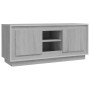 Mobile TV Grigio Sonoma 102x35x45 cm in Legno Multistrato