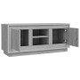 Mobile TV Grigio Sonoma 102x35x45 cm in Legno Multistrato