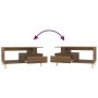 Tavolino Salotto Rovere Marrone 90x49x45 cm Legno Multistrato