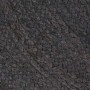 Tappeto Lavorato a Mano in Juta Rotondo 90 cm Grigio Scuro