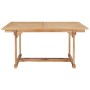 Tavolo da Pranzo Allungabile 150-200x100x75 cm Massello di Teak