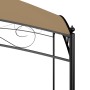 Gazebo 3x3x2,65 m Grigio Talpa 180 g/m²