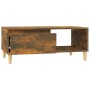 Tavolino da Salotto Rovere Fumo 90x50x36,5 cm Legno Multistrato