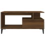 Tavolino Salotto Rovere Marrone 90x49x45 cm Legno Multistrato