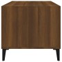 Tavolino Salotto Rovere Marrone 90x49x45 cm Legno Multistrato