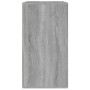 Armadietto Cosmetici Grigio Sonoma 80x40x75cm Legno Multistrato