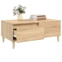 Tavolino Salotto Rovere Sonoma 90x50x36,5 cm Legno Multistrato