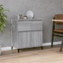 Credenza Grigio Sonoma 60x35x70 cm in Legno Multistrato