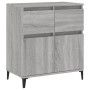 Credenza Grigio Sonoma 60x35x70 cm in Legno Multistrato