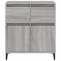 Credenza Grigio Sonoma 60x35x70 cm in Legno Multistrato