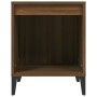 Comodini 2 pz Rovere Marrone 40x35x50 cm