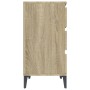 Credenza Rovere Sonoma 60x35x70 cm in Legno Multistrato