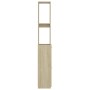 Armadietto Bagno Rovere Sonoma 25x26,5x170 cm Legno Multistrato