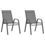 Set da Bistrot per Giardino 3 pz Grigio