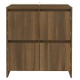 Credenza Rovere Marrone 70x41x75 cm in Truciolato