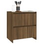 Credenza Rovere Marrone 70x41x75 cm in Truciolato