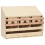 Casetta Cova per Galline 3 Scomparti 72x33x54 cm Legno di Pino