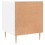 Comodino Bianco 40x40x50 cm in Legno Multistrato