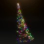 Albero da Parete con Gancio Metallico 720 LED Multicolore 5 m