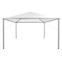 Gazebo da Giardino 4x4x3 m Bianco 180 g/m²