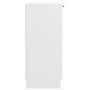 Credenza Bianca 90,5x30x70 cm in Legno Multistrato