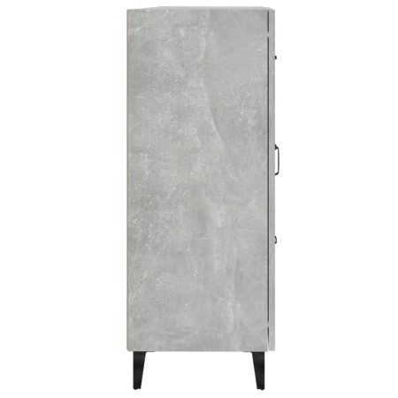 Credenza Grigio Cemento 69,5x34x90 cm in Legno Multistrato