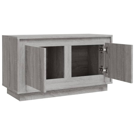 Mobile Porta TV Grigio Sonoma 80x35x45 cm in Legno Multistrato