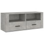 Mobile per TV Grigio Cemento 100x35x40 cm Legno Multistrato