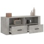 Mobile per TV Grigio Cemento 100x35x40 cm Legno Multistrato