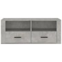 Mobile per TV Grigio Cemento 100x35x40 cm Legno Multistrato