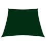 Parasole a Vela in Tela Oxford a Trapezio 2/4x3 m Verde Scuro