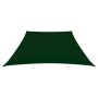 Parasole a Vela in Tela Oxford a Trapezio 2/4x3 m Verde Scuro